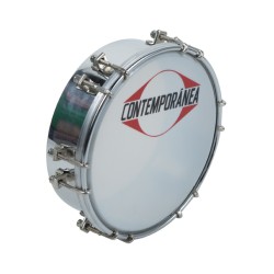 Tamborim 6" métal chromé 12 tirants - Pro